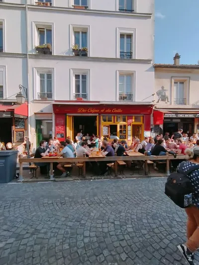Facade Restaurant Creperie Terrasse Pleine Paris